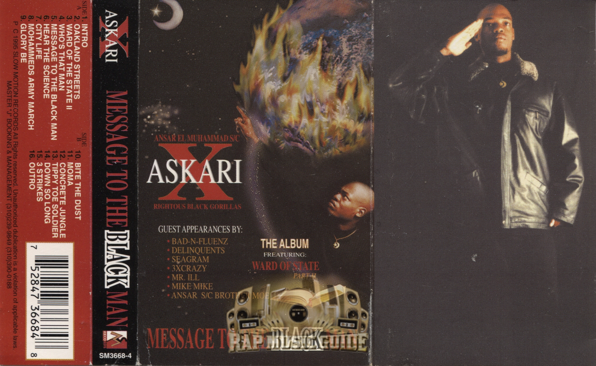 Askari X - Message To The Black Man: Cassette Tape | Rap